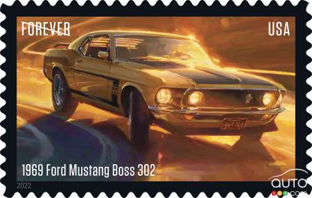 The Ford Mustang Boss 302 stamp