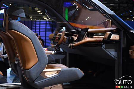The interior of the VinFast Wild concept