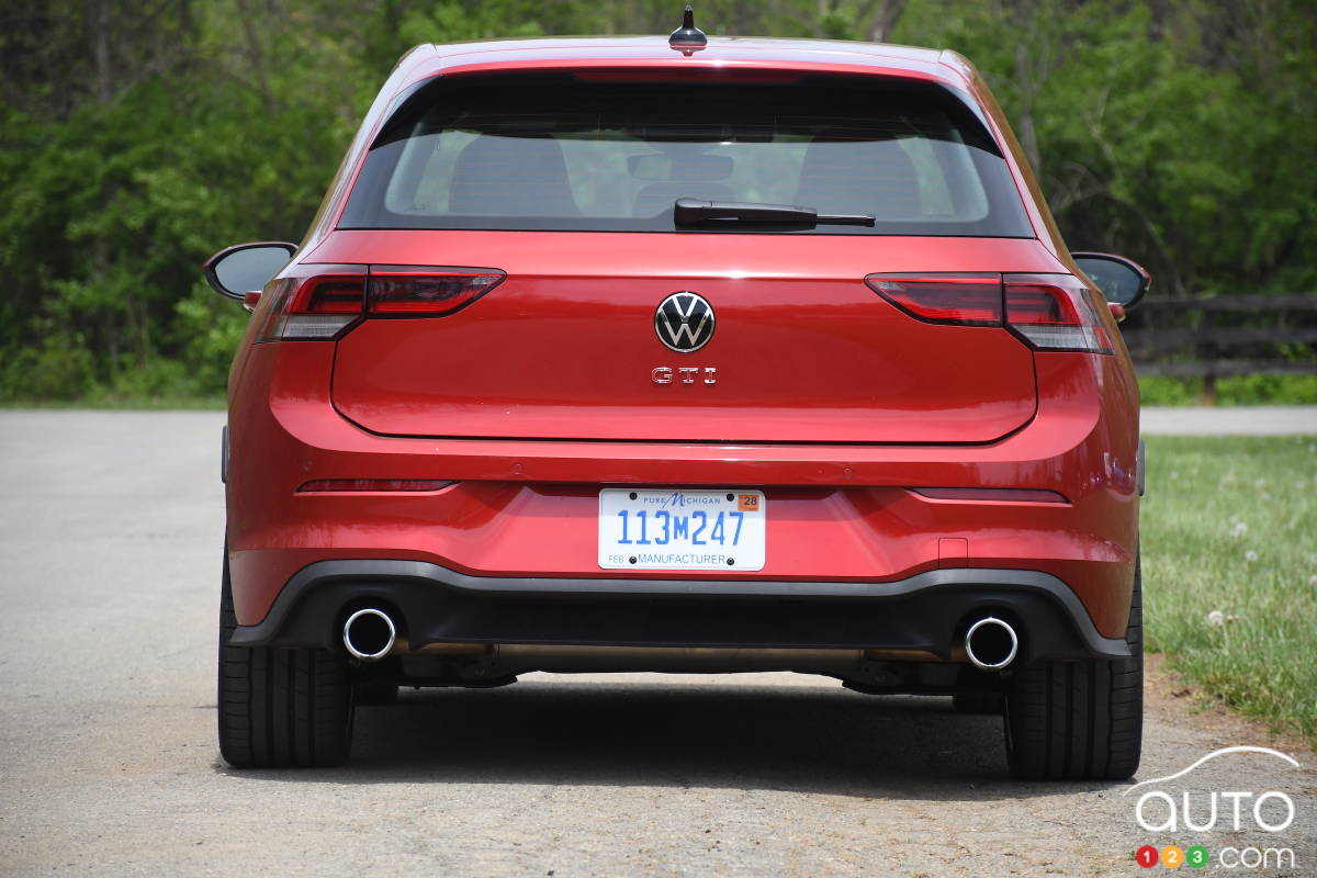 Volkswagen Golf GTI 2025, arrière
