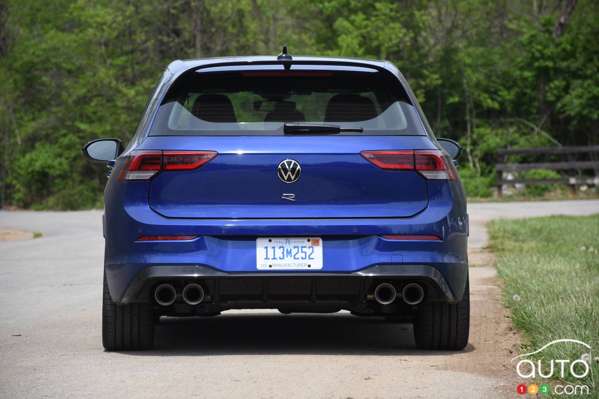 Volkswagen Golf R 2025, arrière