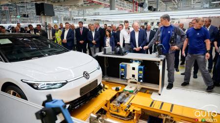Production of the 2025 Volkswagen ID.7 EV is underway