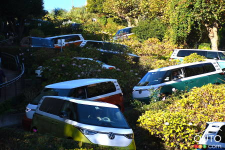 Le Volkswagen ID.Buzz, à San Francisco