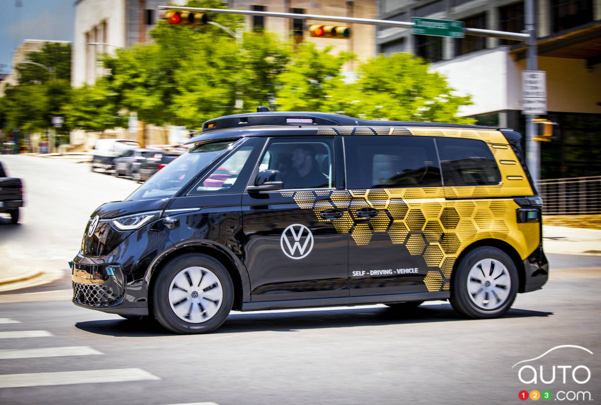 Profil du Volkswagen ID. Buzz autonome à Austin