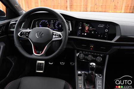 2022 Volkswagen Jetta GLI, steering wheel, dashboard