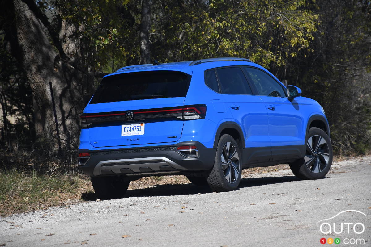 Volkswagen Taos 2025, trois quarts arrière