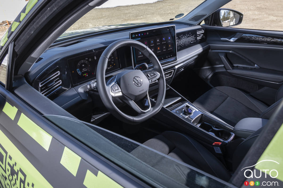 Aperçu de l'intérieur du nouveau Volkswagen Tiguan révisé