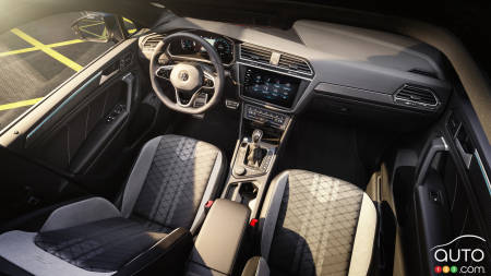 Interior of 2023 Volkswagen Tiguan