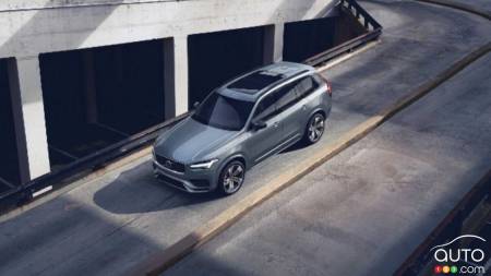 Volvo XC90, de haut