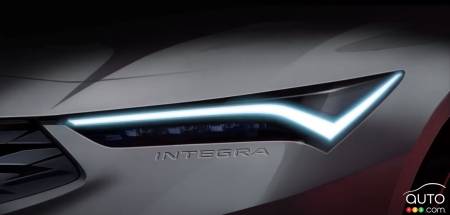 Acura Integra, headlight