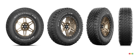 Le pneu BFGoodrich T/A K02, de tous les angles