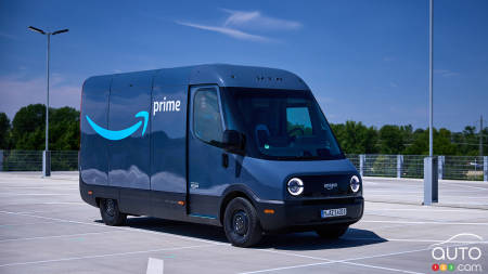 Le fourgon électrique développé par Amazon et Rivian