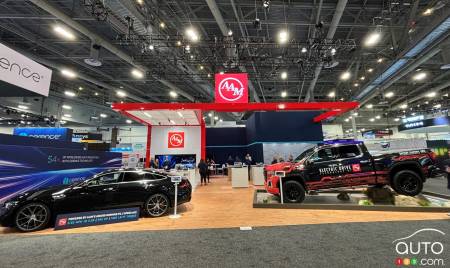 Le fournisseur American Axle, au salon CES 2024