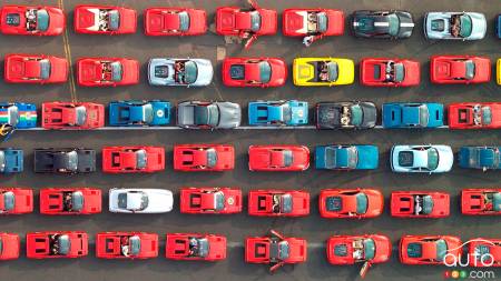 For the Guinness World Record - 1,000 Ferraris on Parade!