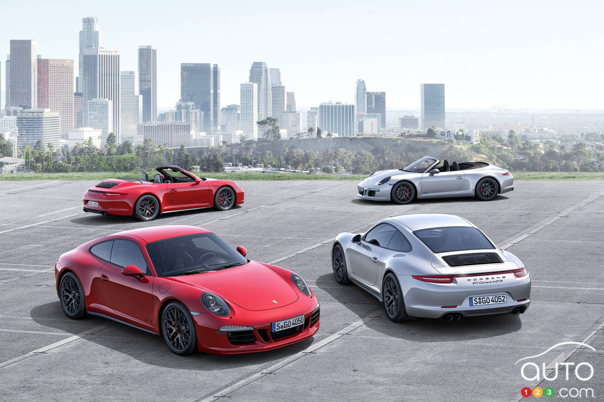 Porsche adds four GTS models to 911 Carrera range
