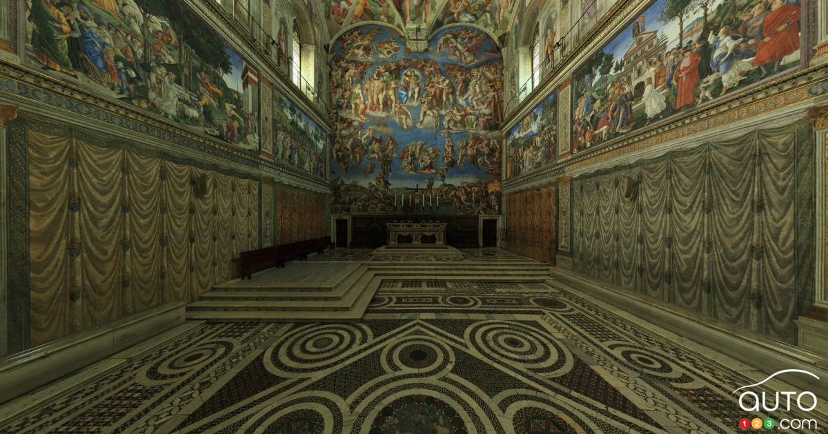 Porsche: un événement corporatif dans la chapelle Sixtine