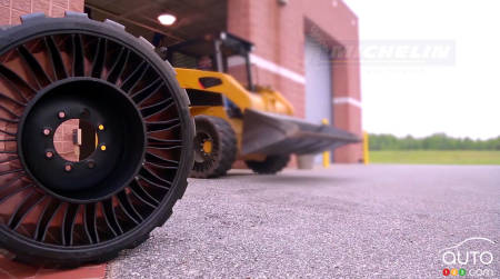 Michelin: les pneus Tweel sans air en production aux États-Unis (vidéos)