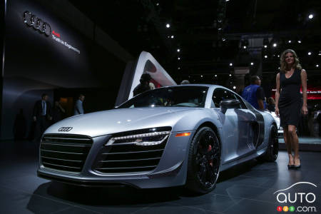 Los Angeles 2014 : photos de l’Audi R8 Competition 2015