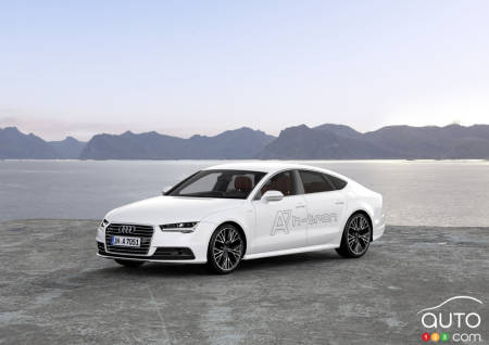 Los Angeles 2014: Audi dévoile sa A7 h-tron Sportback Quattro
