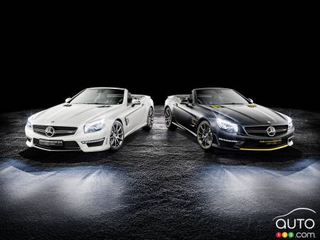 Special-edition Mercedes-Benz SL 63 AMG cars to celebrate F1 title