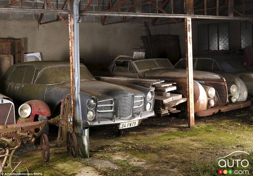 France : des voitures inestimables oubliées pendant 50 ans et mises aux enchères
