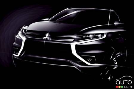 Mitsubishi Outlander PHEV Concept-S teaser