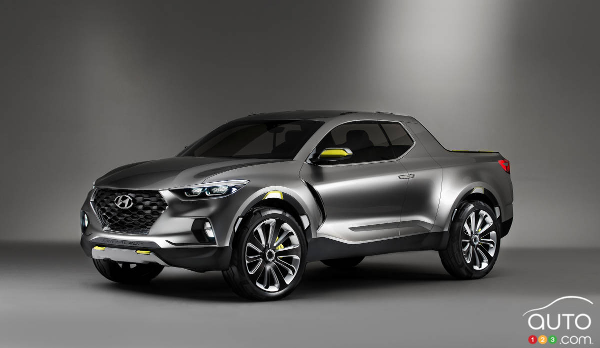 Detroit 2015 : le Hyundai Santa Cruz, un concept de camionnette multisegment