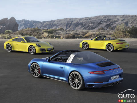 First look at the 2017 Porsche 911 Carrera 4 models
