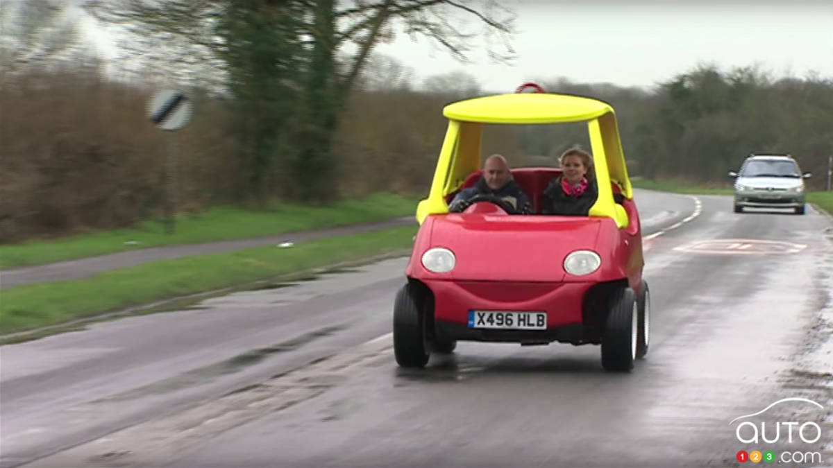 Life-size Little Tike car hits the road in the U.K.