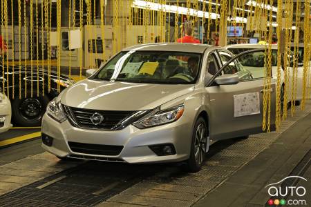 New 2016 Nissan Altima now rolling on Smyrna assembly line