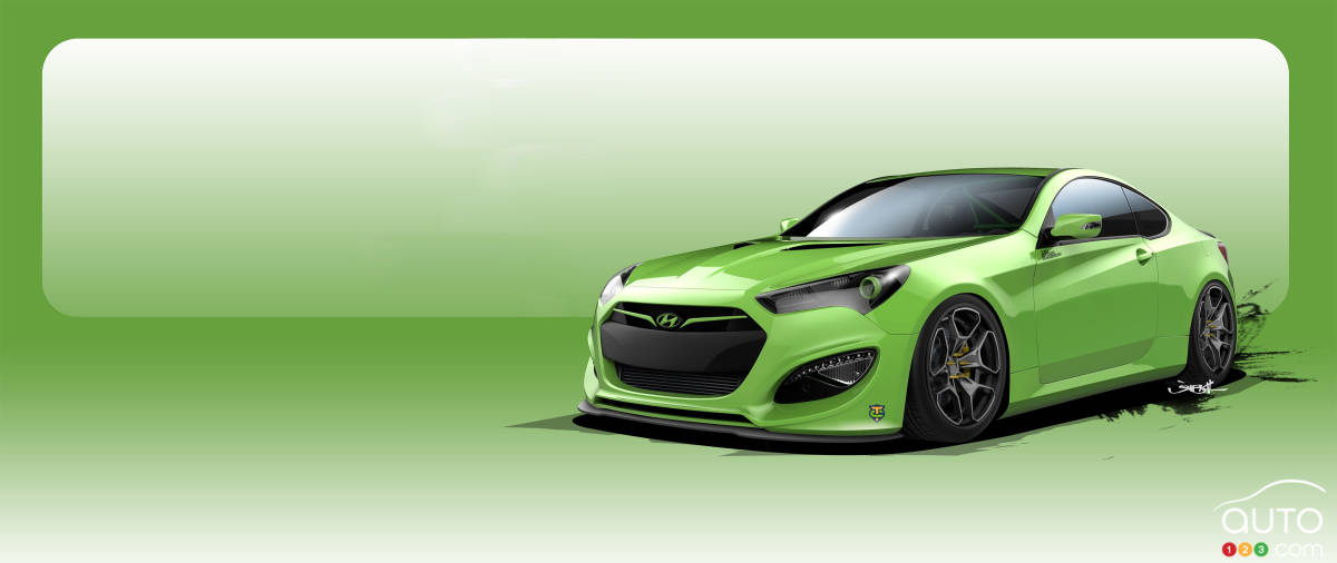 SEMA 2015 : La Hyundai Genesis modifiée par TJIN Edition sera dévoilée