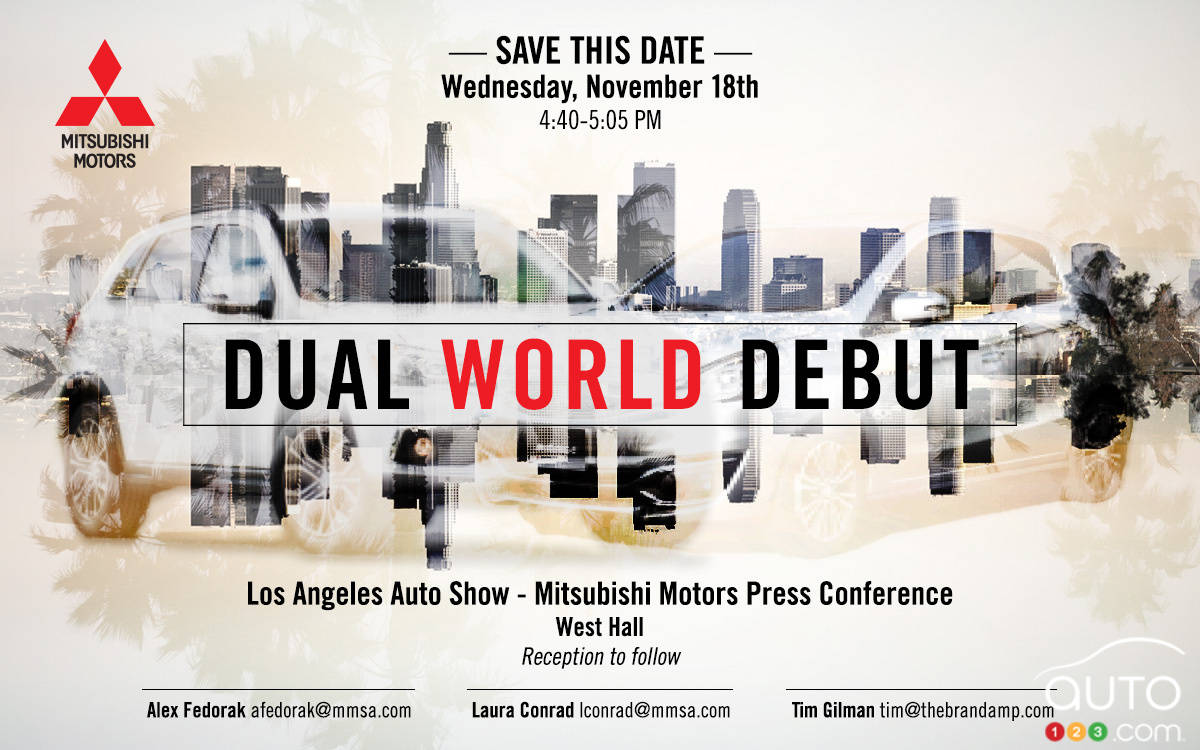 Mitsubishi announces dual world debut for Los Angeles Auto Show