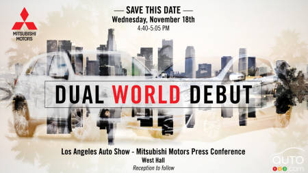 Mitsubishi announces dual world debut for Los Angeles Auto Show