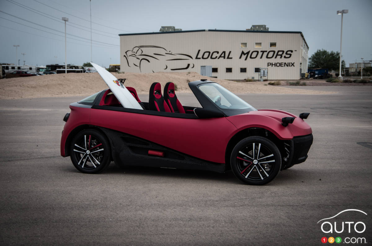 Voici la LM3D, la 1re voiture électrique imprimée en 3D produite de série