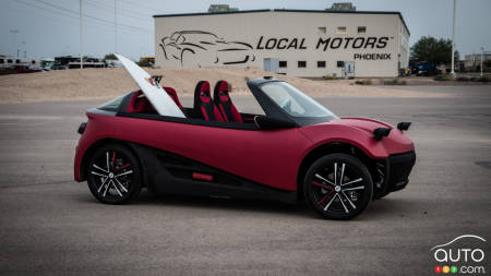 Voici la LM3D, la 1re voiture électrique imprimée en 3D produite de série