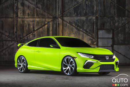 Los Angeles 2015 : la Honda Civic Coupé 2016 en première mondiale