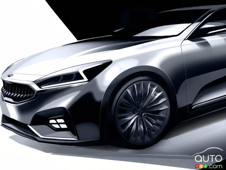 Kia publie 3 images de sa nouvelle Cadenza