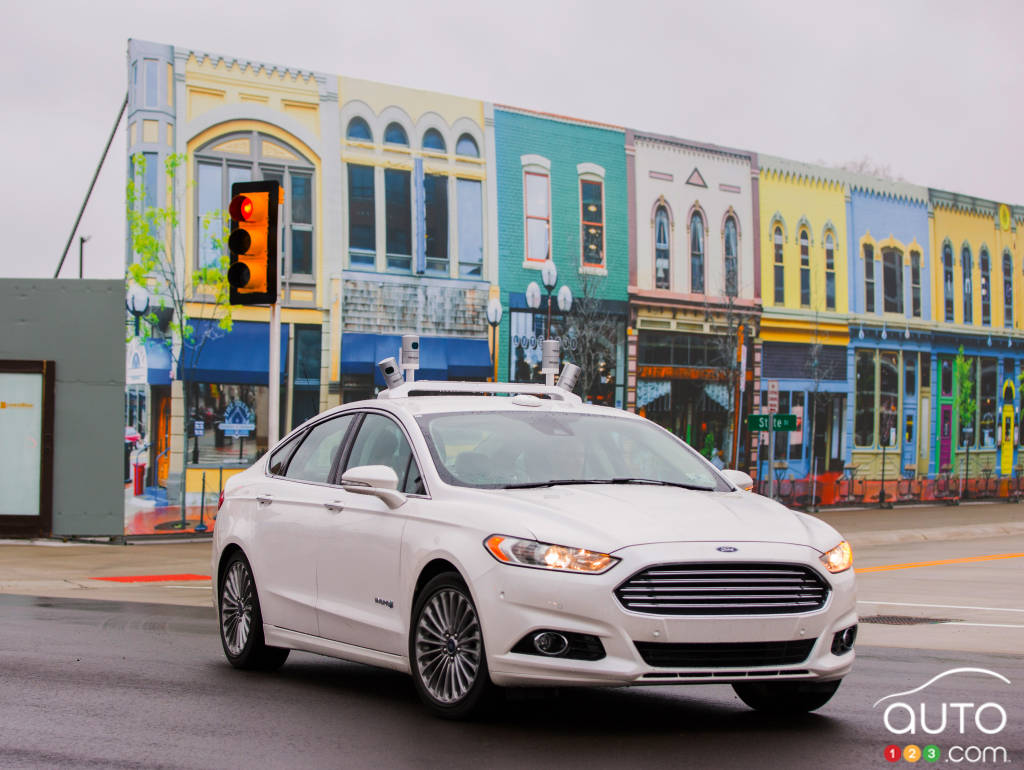 La Ford Fusion autonome à Mcity