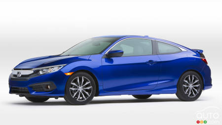 Los Angeles 2015: Global debut of 2016 Honda Civic Coupe