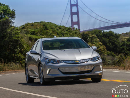 La Chevrolet Volt 2016 remporte le titre de Voiture verte de l’année