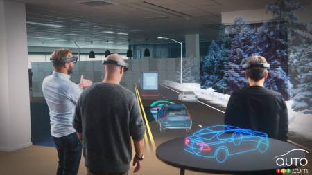 Volvo and Microsoft team up for holographic system