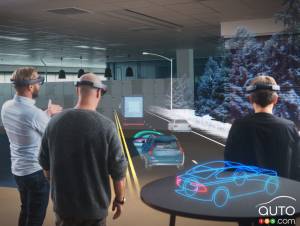 Volvo and Microsoft team up for holographic system
