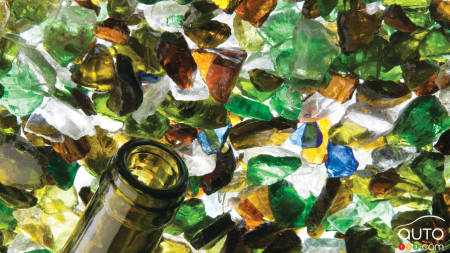 Bientôt du verre recyclé dans la fabrication de l’asphalte?