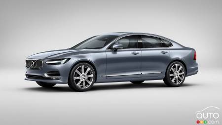 All-new Volvo S90 full-size luxury sedan revealed ahead of NAIAS