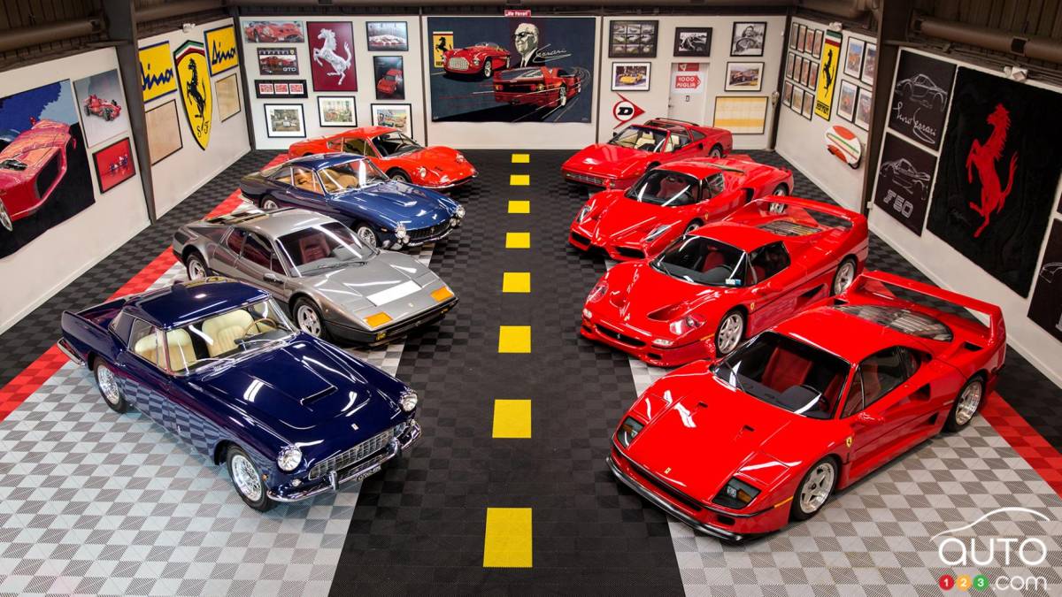 Large Collection of Ferraris To Be Auctioned Off