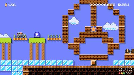 Mercedes-Benz crée un parcours pour le jeu vidéo Super Mario Maker