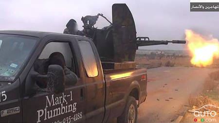 One man loses his F-250 to Syrian rebels, sues Ford dealer