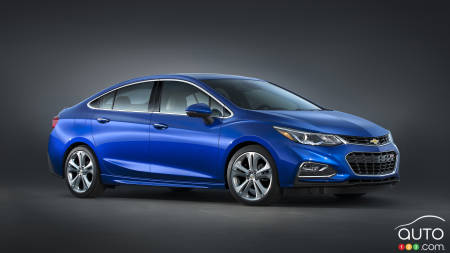 Les prix canadiens de la Chevrolet Cruze 2016 ont été annoncés