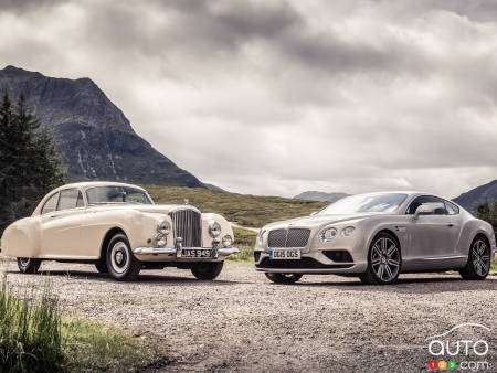 Bentley Continental : quand le modèle de 1952 rencontre celui de 2016