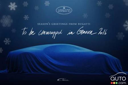 Bugatti vous offre ses meilleurs vœux… et un aperçu de la Chiron