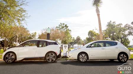 Nissan, BMW team up to offer fast charging locations in 19 U.S. states